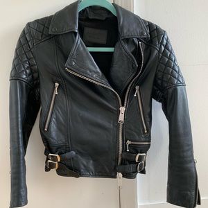 All saints leather jacket. 2018